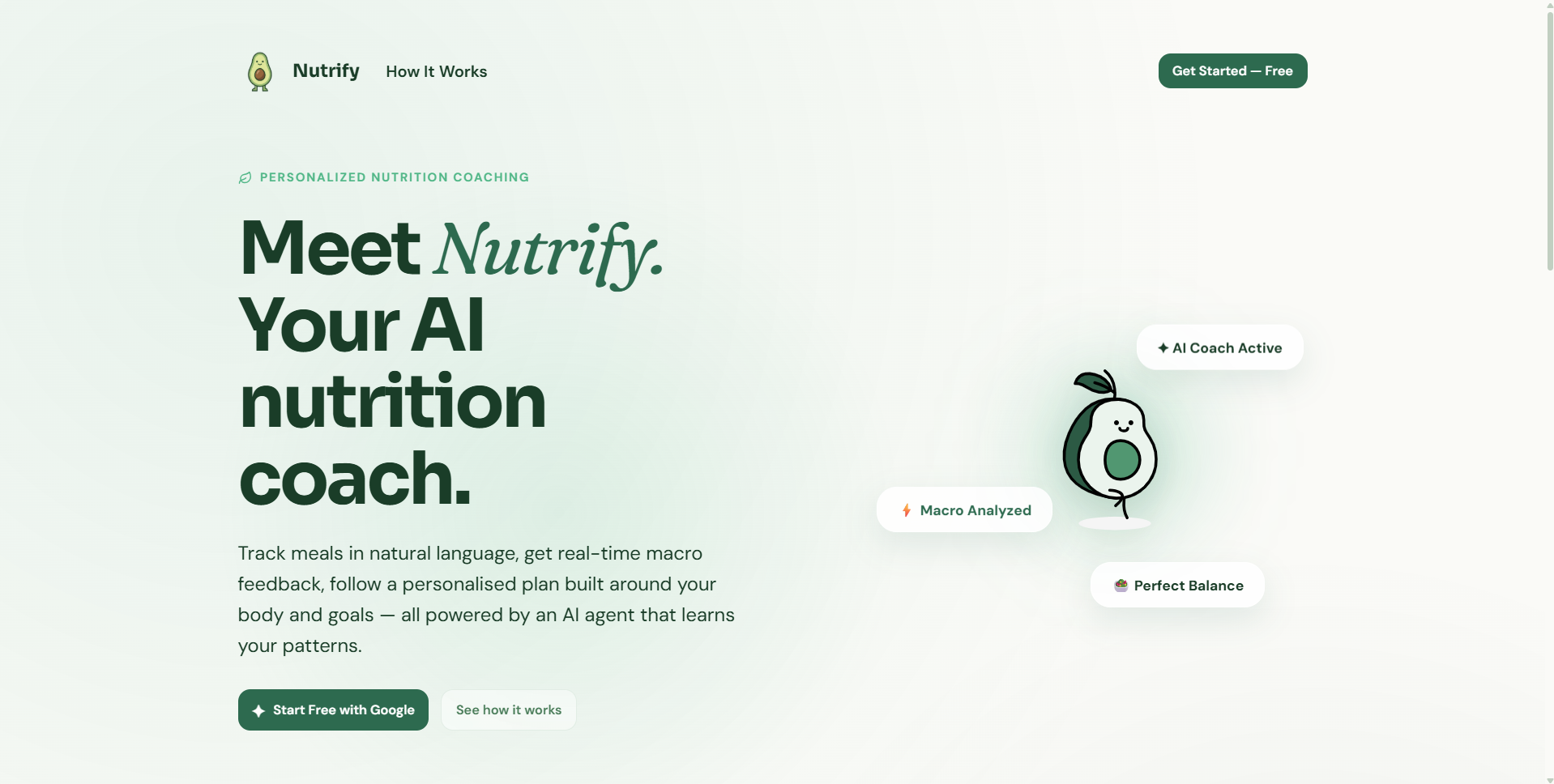 Nutrify screenshot